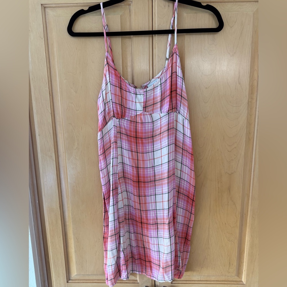 Abound plaid mini dress